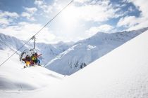 Skigebiet Rifflsee - Pitztal - knapp 5 km schwarze Pisten gibt es. • © Pitztaler Gletscherbahn GmbH & Co KG - Roland Haschka