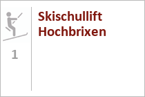 Die Gondelbahn Hochbrixen in Brixen im Thale. • © skiwelt.de - Silke Schön