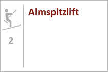 Die Alpspitz-Kombibahn I in Nesselwang. • © Alpspitzbahn Nesselwang