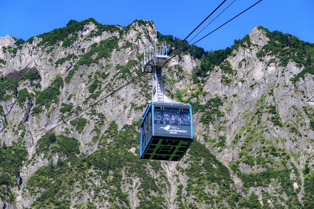 Zahlen und Fakten - Die Fahrzeit mit der Unterbergbahn liegt bei ungefähr sieben Minuten. - © alpintreff.de - Christian Schön