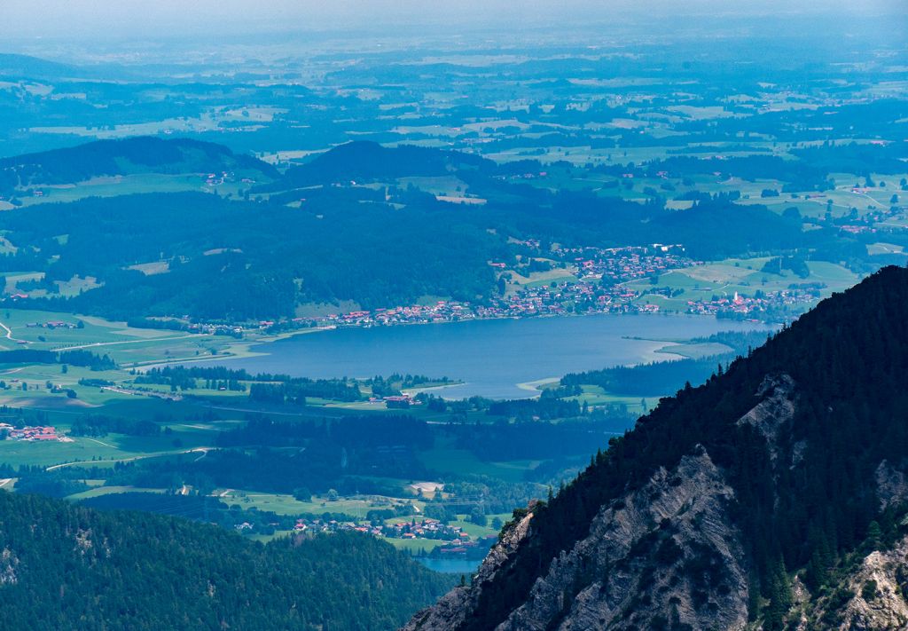 Hopfensee - Der Hopfensee von oben. - © alpintreff.de - Christian Schön