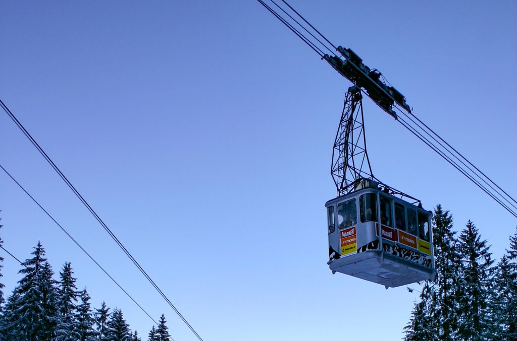 Eibsee-Seilbahn im Winter. - Noch ein paar Winterbilder der Eibsee-Seilbahn in Grainau - © alpintreff.de / christian schön