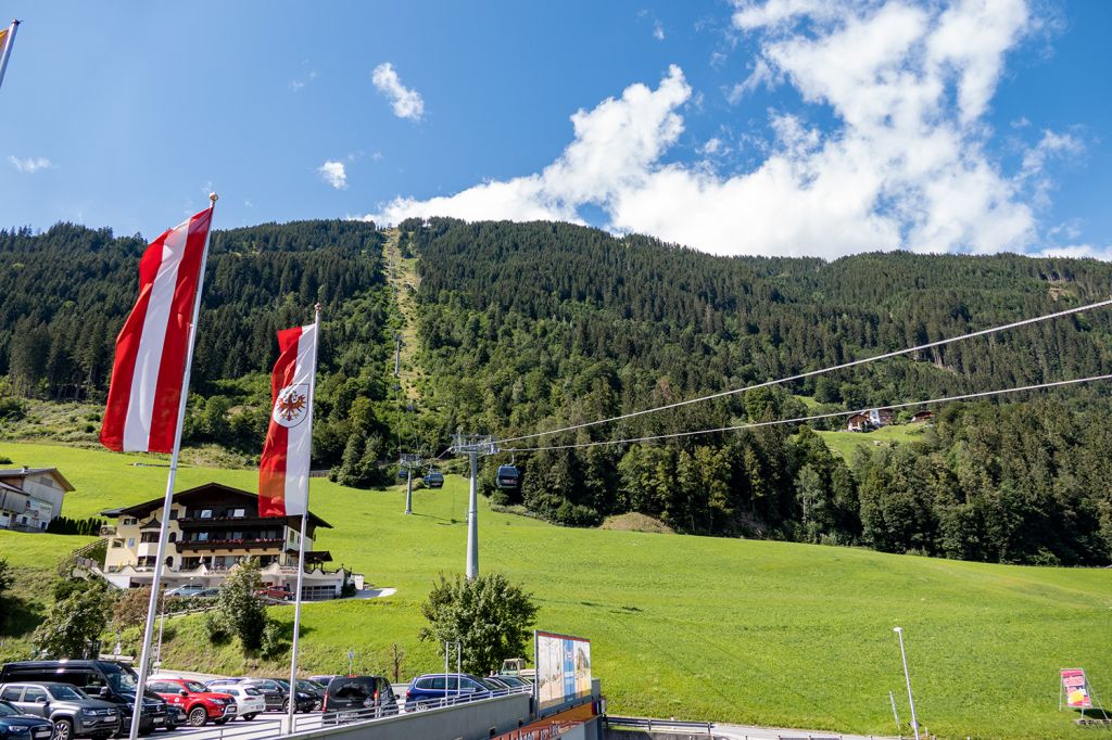 Finkenberg I - Die neue Bahn verläuft im wesentlichen auf gleicher Trasse wie die Vorgängerin. - © alpintreff.de / christian Schön