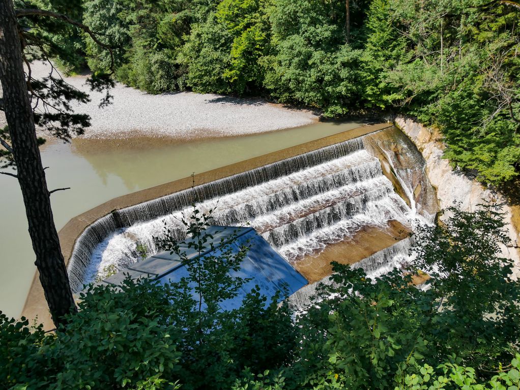 Lechfall - Zum Lech gehört in Füssen auch der Lechfall... - © alpintreff.de - Christian Schön