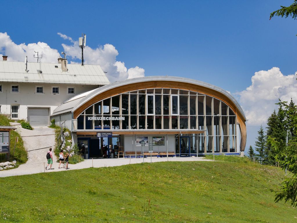 Kreuzeckbahn Garmisch-Partenkirchen - Die Bergstation. - © alpintreff.de / christian Schön