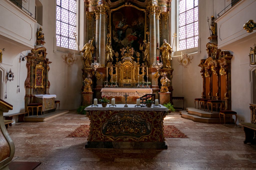 Mittenwald - Pfarrkirche Peter & Paul - In der Pfarrkirche Mittenwald - © alpintreff.de / christian Schön