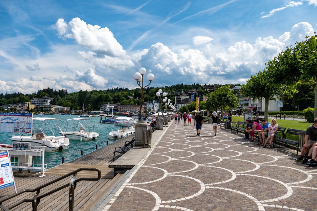 Der Wörthersee - Die Promenade in Velden - © alpintreff.de / christian Schön